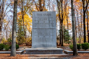 Monument to the State, Roosevelt Island Washington DC USA, Washington, District of Columbia