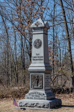 Monument to the 1st Long Island Volunteers, Gettysburg PA USA, Gettysburg, Pennsylvania