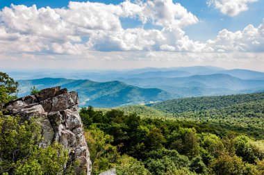 The View from the Summit on a August Afternoon, Virginia USA, Virginia