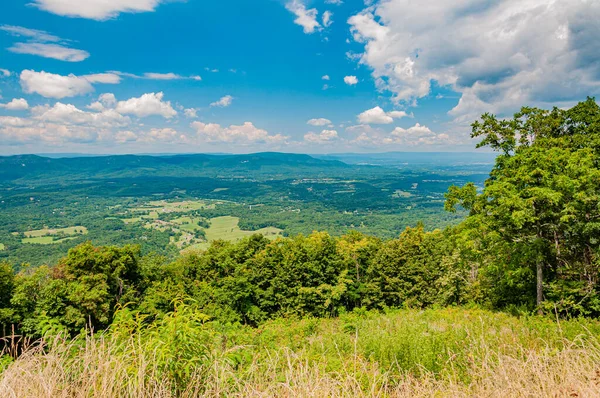 Blick Ins Tal Einem Augusttag Virginia Usa Virginia — Stockfoto