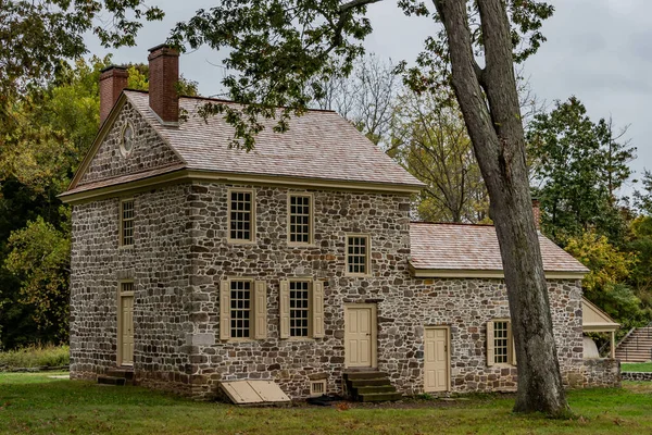 Isaac Potts House Valley Forge Pennsylvania Usa Valley Forge Pennsylvania — Foto de Stock