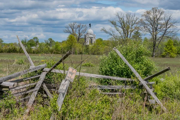 Pennsylvania State Monument Spring Day Gettysburg Pennsylvania Amerikai Egyesült Államok — Stock Fotó