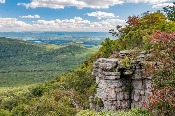 Int Fall Appalachians Big Schloss Mountain Virginia Usa — 스톡 사진