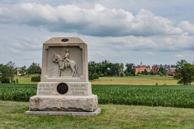 8. New York Gönüllü Süvari Alayı Anıtı, Gettysburg Pennsylvania ABD