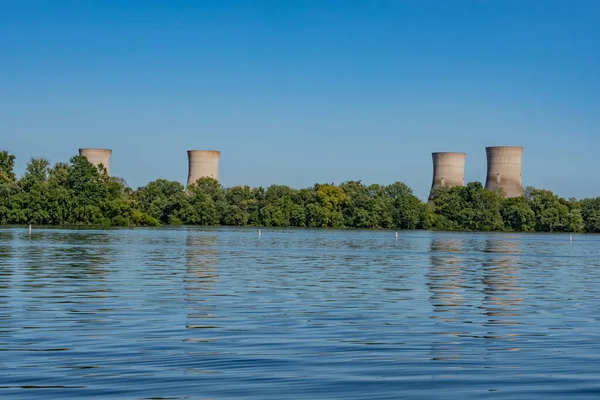 Frederic Gölü, Susquehanna Nehri, Pennsylvania ABD 'den TMI görüntüsü
