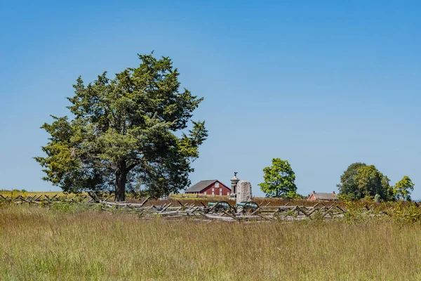 Natural Beauty Gettysburg Battlefield Pennsylvania Usa — Stock Photo, Image