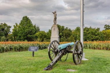 Barlow Knoll 'da Sonbahar Başları, Gettysburg Pennsylvania ABD