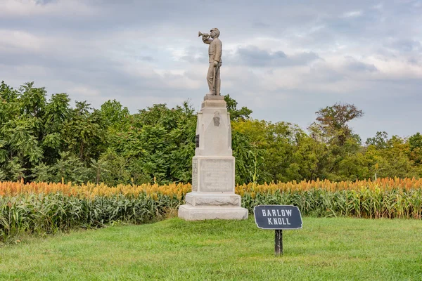 stock image An Autumn Afternoon at Barlow Knoll, Gettysburg Pennsylvania USA