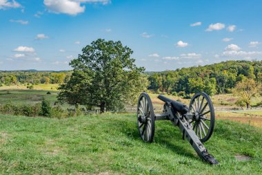 The View from East Cemetery Hill, Gettysburg Pennsylvania ABD