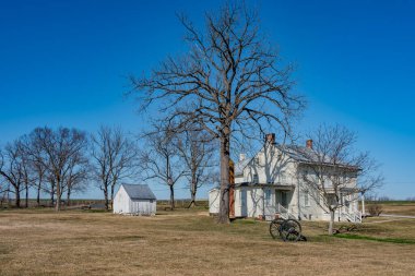 Mumma Çiftliği Güzel Bir Kış Günü, Antietam Ulusal Savaş alanı MD ABD