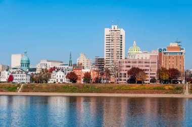 The Harrisburg Cityscape on a Autumn Afternoon, Pennsylvania, ABD