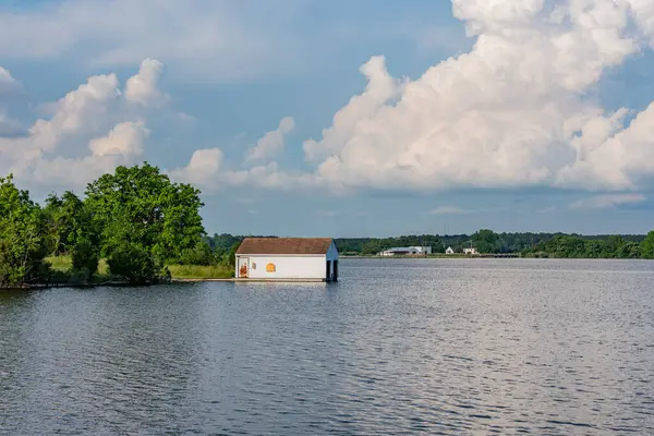 stock image Boathouse, Blackwater National Wildlife Refuge, Maryland USA