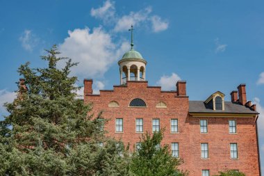 The Lutheran Theological Seminary on a Beautiful August Afternoon, Gettysburg PA USA clipart