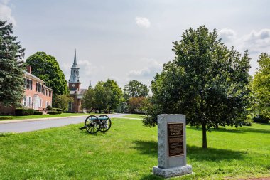 Bir Ağustos Öğleden Sonra Papaz Okulu Sırtı, Gettysburg PA ABD