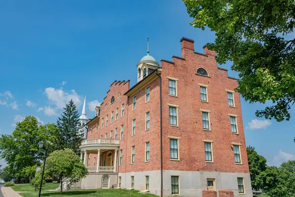 Stock image Chapel and Schmucker Hall, Lutheran Theological Seminary, Gettysburg PA USA