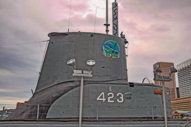 Conning Tower, USS Torsk, Baltimore Maryland ABD