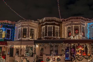 Hampdens Güzel Noel Dekorasyonları, Baltimore MD USA