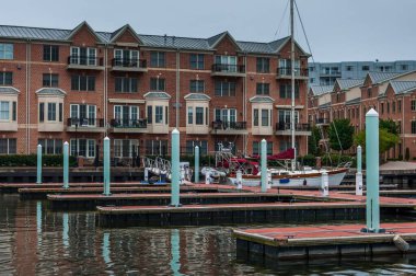 Canton 'daki Rıhtım Apartmanları, Baltimore MD ABD