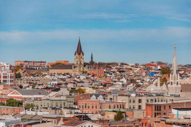 Baltimore 'un çeşitli tarihi kiliseleri, Maryland ABD