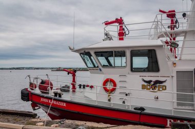 Baltimore City Fireboat, Maryland USA clipart