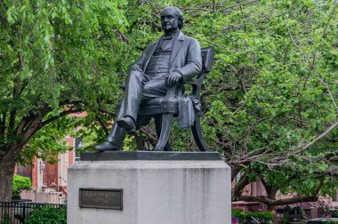 George Peabody anıtı, Mount Vernon Place, Baltimore MD USA