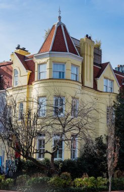 Dupont Circle yakınlarındaki Eski Ev, Washington DC ABD