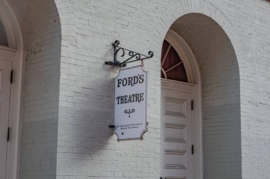 Fords Theatre, Washington DC USA clipart