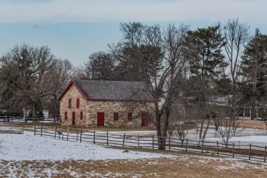 The Farm at Hampton National Historic Site, Towson MD clipart