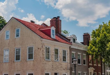 Old Town Alexandria Virginia 'daki Tarihi Evler