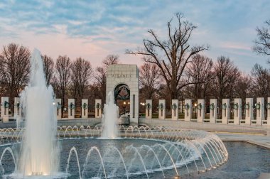 Kış Günbatımı 2. Dünya Savaşı Anıtı, Washington DC