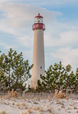 Cape May Point Deniz Feneri Bir Bahar Öğleden Sonra, New Jersey