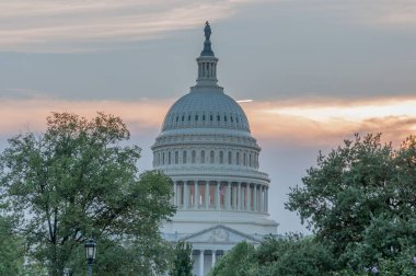 Günbatımı, Washington Dc, Amerika Birleşik Devletleri Capitol Binası