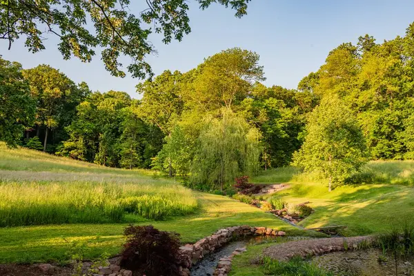 Güzel bir yaz akşamında dereyi takip etmek, York Pennsylvania