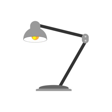 Lamba Simgesi Masası. Ofis kavramı. - Vektör
