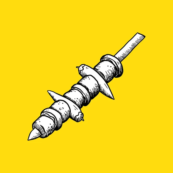 Kebap Simgesi, Taslak ve Eski Biçim.