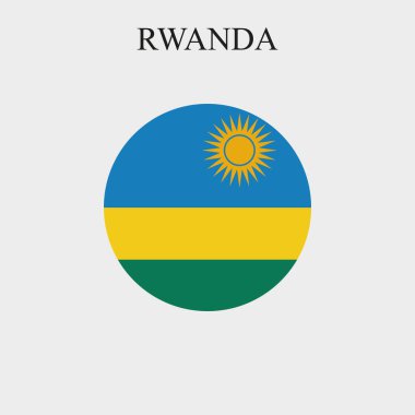 Samoa Bayrağı Vektörü. Çember olun. Vektör illüstrasyonu