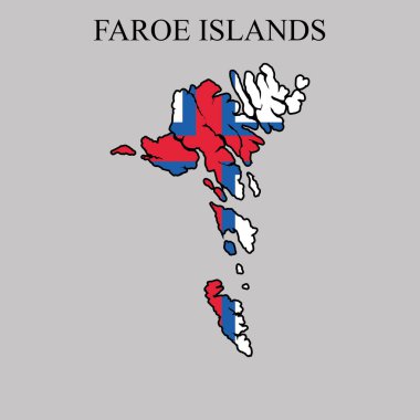 Ruanda Haritasında Ruanda Bayrağı Vektörü. Vektör illüstrasyonu