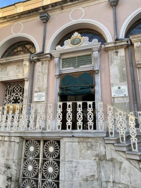 İstanbul 'daki Ortakoy Camii nam-ı diğer Büyük Sultan Abdulmejid Camii. Yüksek kalite fotoğraf