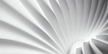 Abstract 3D White Background. Stunning 3D White Abstract Background. Elegant 3D White Abstract Design.