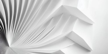 Abstract 3D White Background. Stunning 3D White Abstract Background. Elegant 3D White Abstract Design.