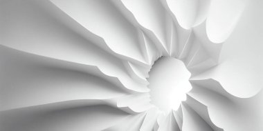 Abstract 3D White Background. Stunning 3D White Abstract Background. Elegant 3D White Abstract Design.