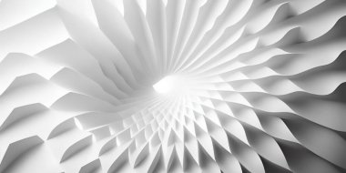 Abstract 3D White Background. Stunning 3D White Abstract Background. Elegant 3D White Abstract Design.