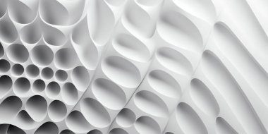 Abstract 3D White Background. Stunning 3D White Abstract Background. Elegant 3D White Abstract Design.