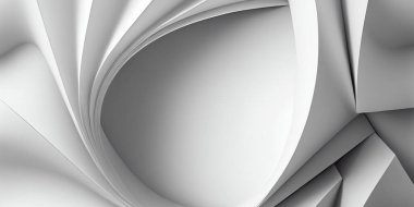 Abstract 3D White Background. Stunning 3D White Abstract Background. Elegant 3D White Abstract Design.