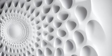 Abstract 3D White Background. Stunning 3D White Abstract Background. Elegant 3D White Abstract Design.