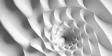 Abstract 3D White Background. Stunning 3D White Abstract Background. Elegant 3D White Abstract Design.
