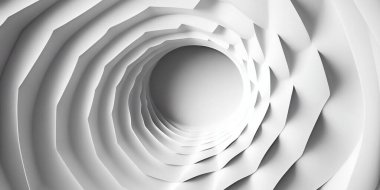 Abstract 3D White Background. Stunning 3D White Abstract Background. Elegant 3D White Abstract Design.