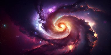 Derin uzay. Evren. Bu görüntünün unsurları Nasa tarafından desteklenmektedir.