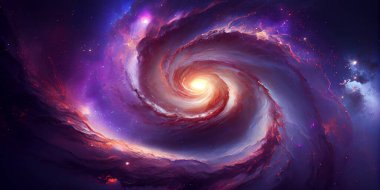 Derin uzay. Bilim kurgu duvar kağıdı. Bu görüntünün unsurları Nasa tarafından desteklenmektedir