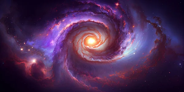 우주에는 아름다운 우주의 별들이 있습니다 상징하는 형상의 요소들 — 스톡 사진